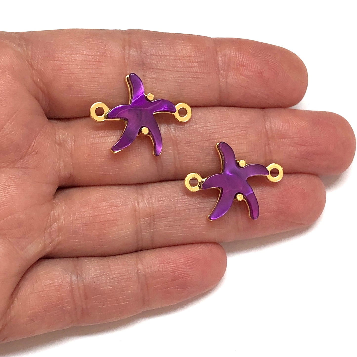 Altın Kaplama Deniz Yıldızı Bileklik Aparatı - 8