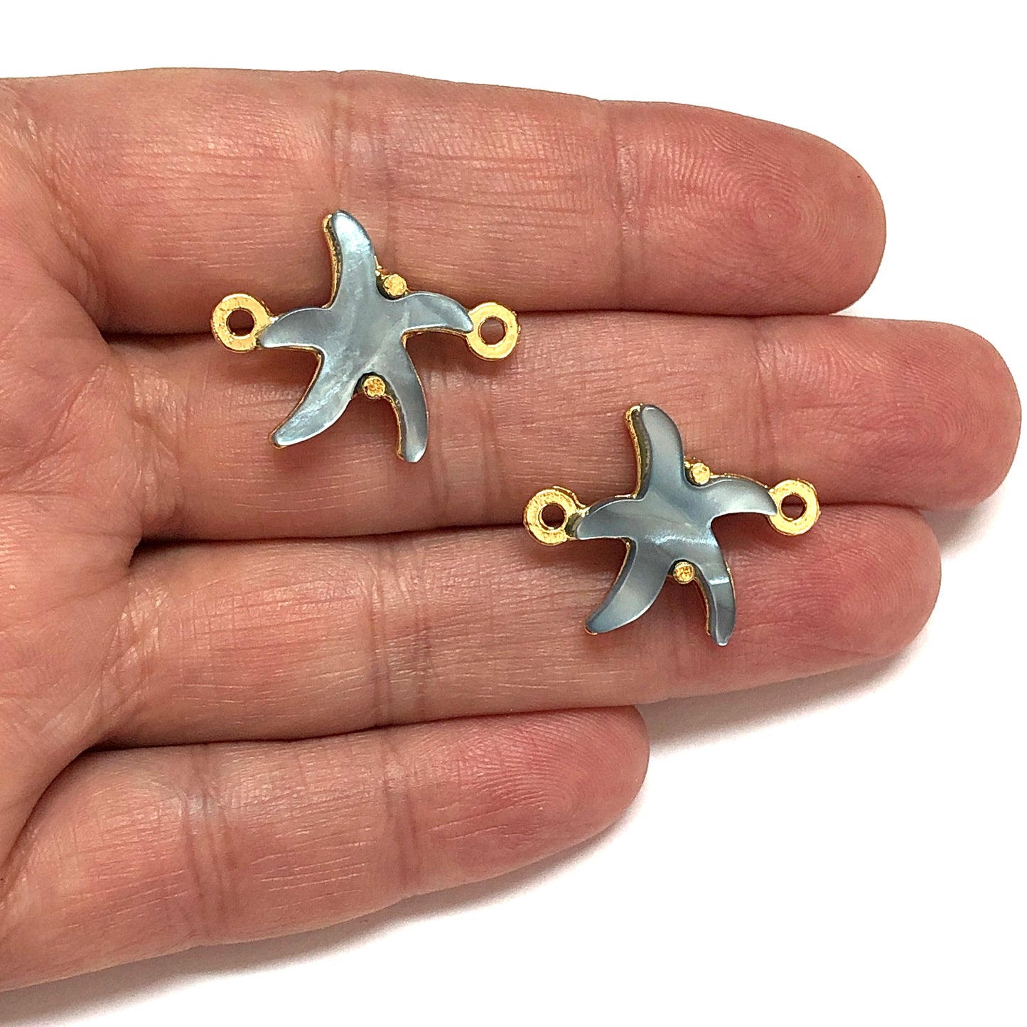 Altın Kaplama Deniz Yıldızı Bileklik Aparatı - 9