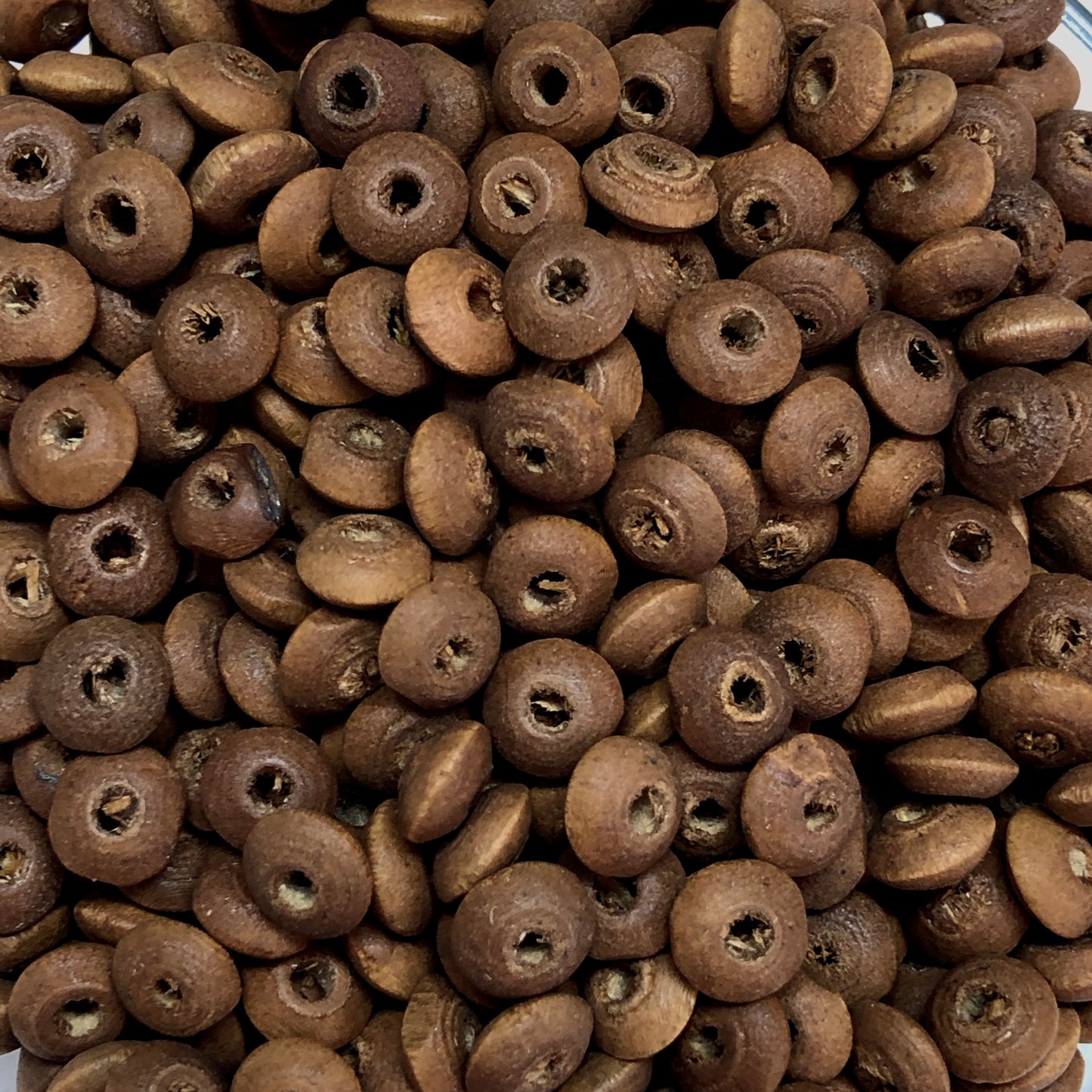 8mm Ufo Wood Beads 25 -