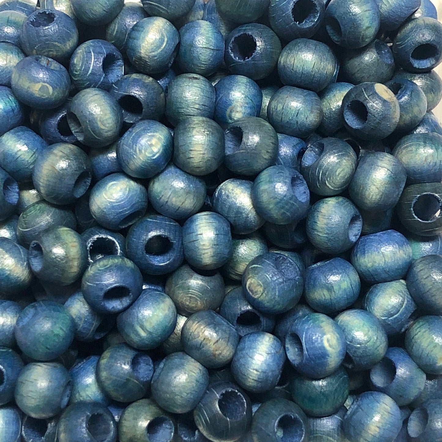 10mm Geniş Delikli Ahşap Boncuk - 21