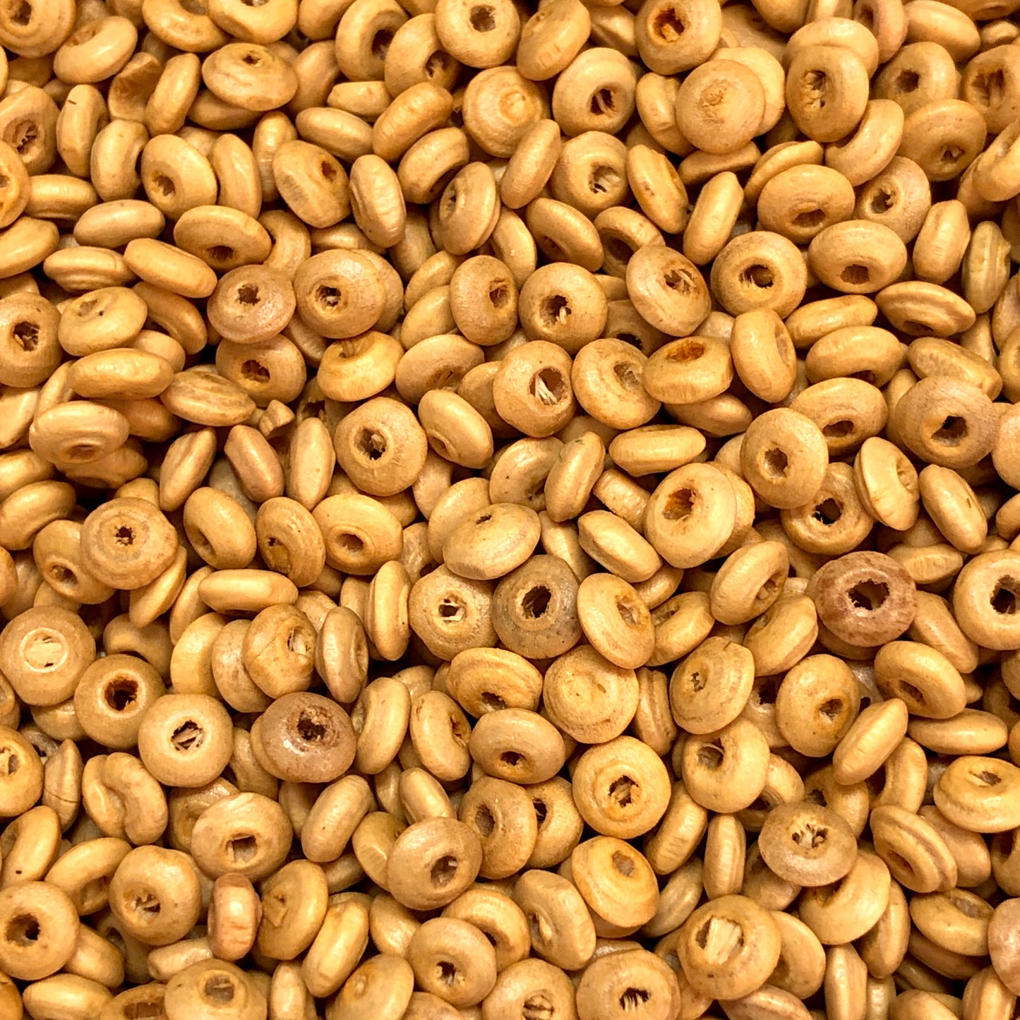 Ufo Wood Beads 4mm-6 Mink