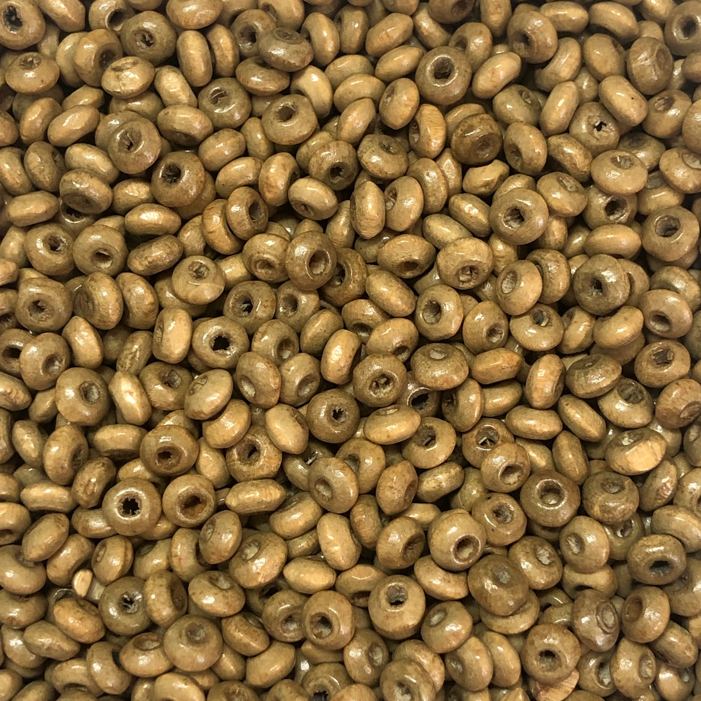 4mm Ufo Ahşap Boncuk - 14 Vizon