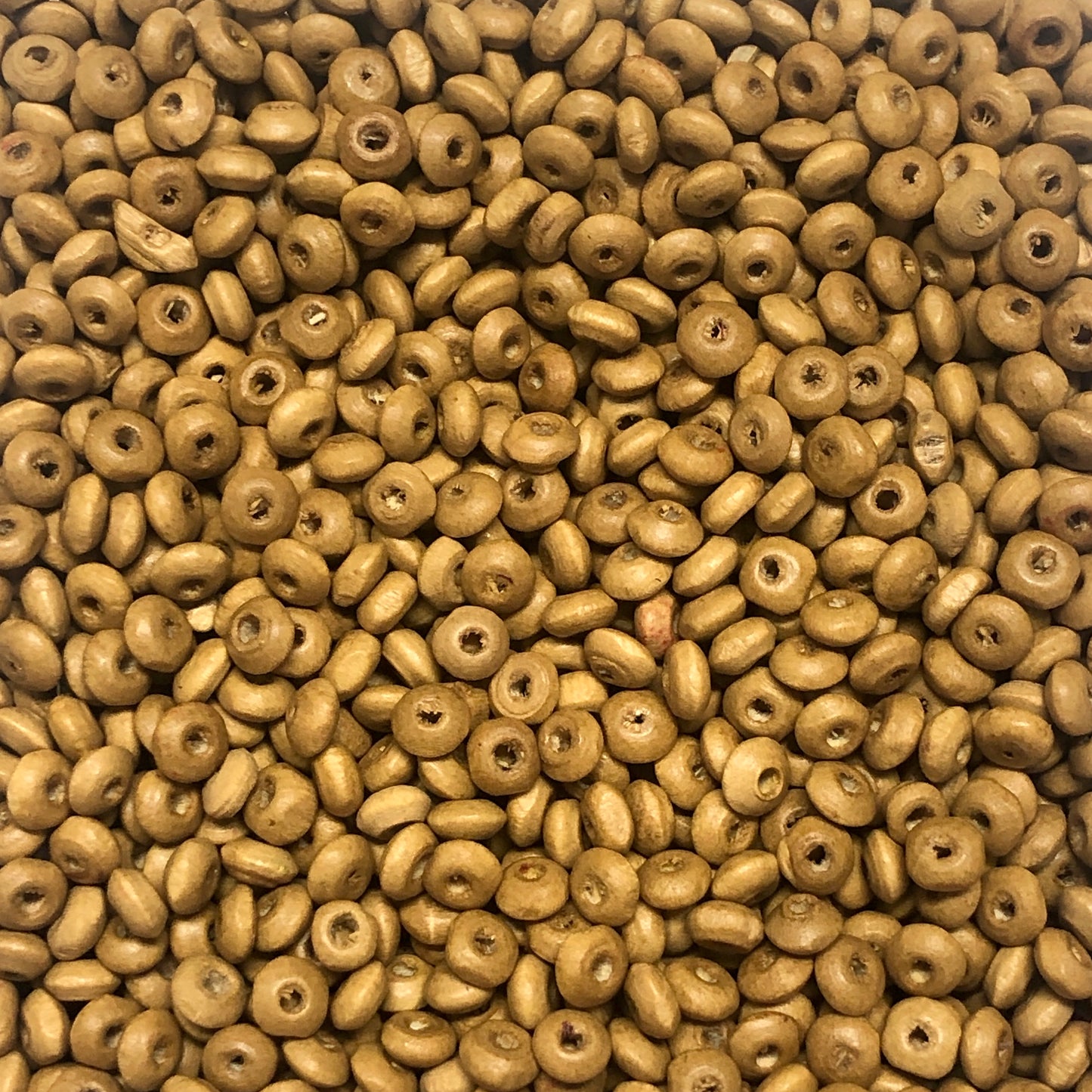 4mm Ufo Ahşap Boncuk - 19 - Camel