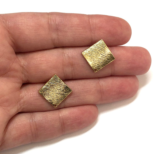 Altın Kaplama Kare Küpe Aparatı