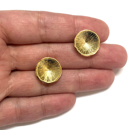 Altın Kaplama Huni Küpe Aparatı