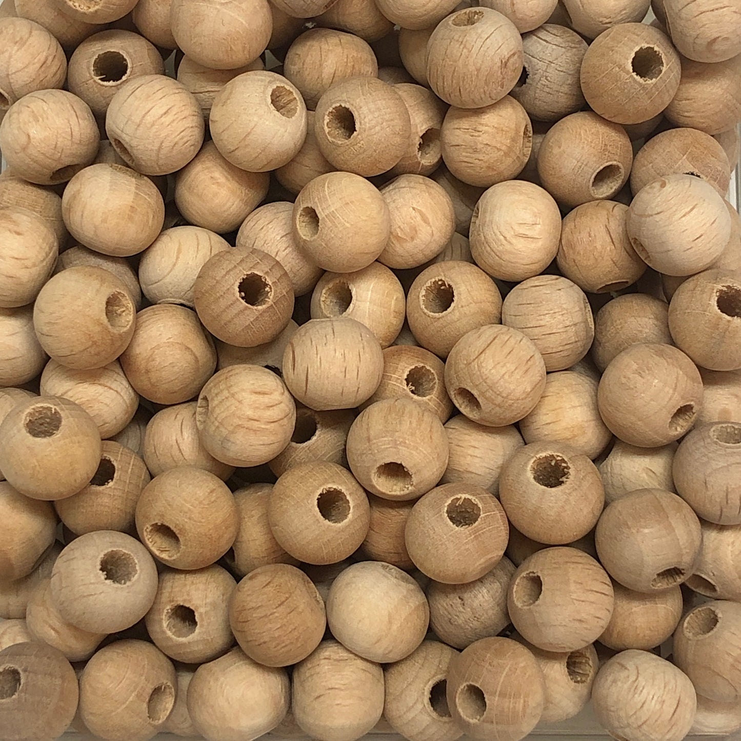 10mm Mat Ahşap Boncuk - 6 Ham