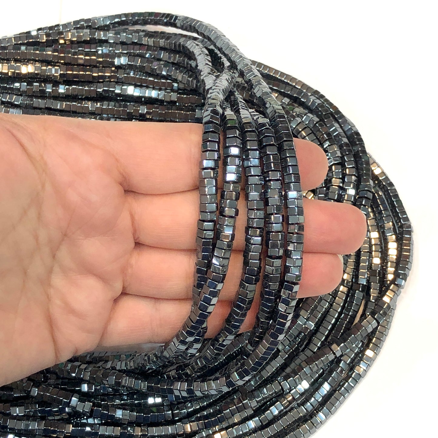 6x2mm Somun Hematit - Antrasit