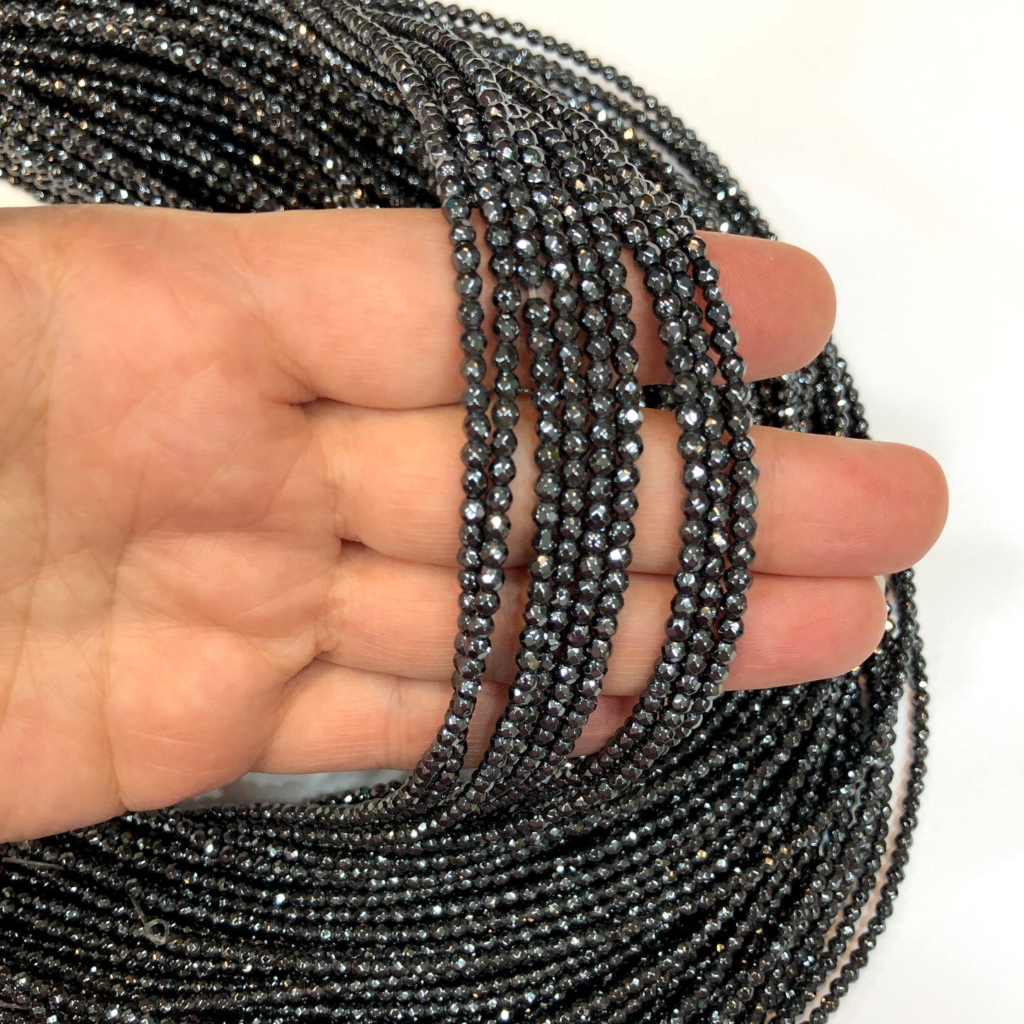 3mm Fasetli Hematit - Antrasit