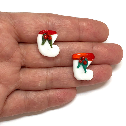 Murano Cam Yılbaşı Çorabı - Beyaz