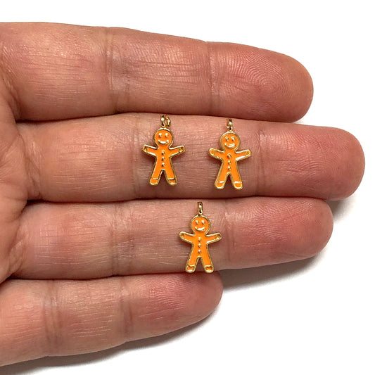 Altın Kaplama Kurabiye Adam Sallantı Aparatı (Gingerbread Man)