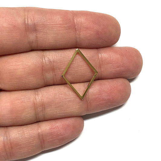 Altın Kaplama 17x24mm Baklava Aparat