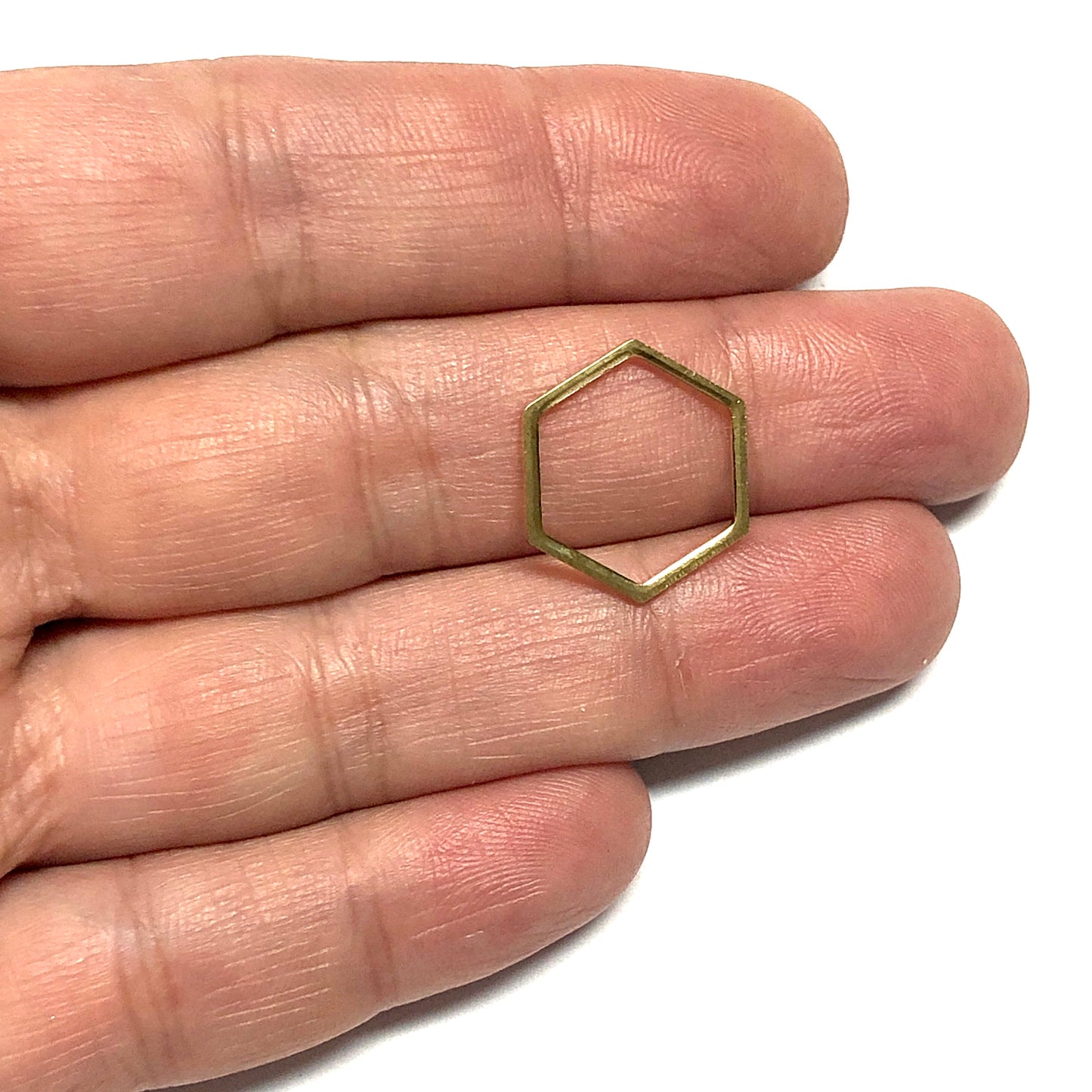 Altın Kaplama 16x18mm Altıgen Aparat