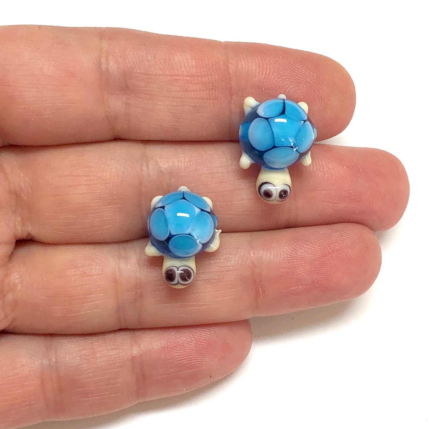 Murano Cam Kaplumbağa - Mavi