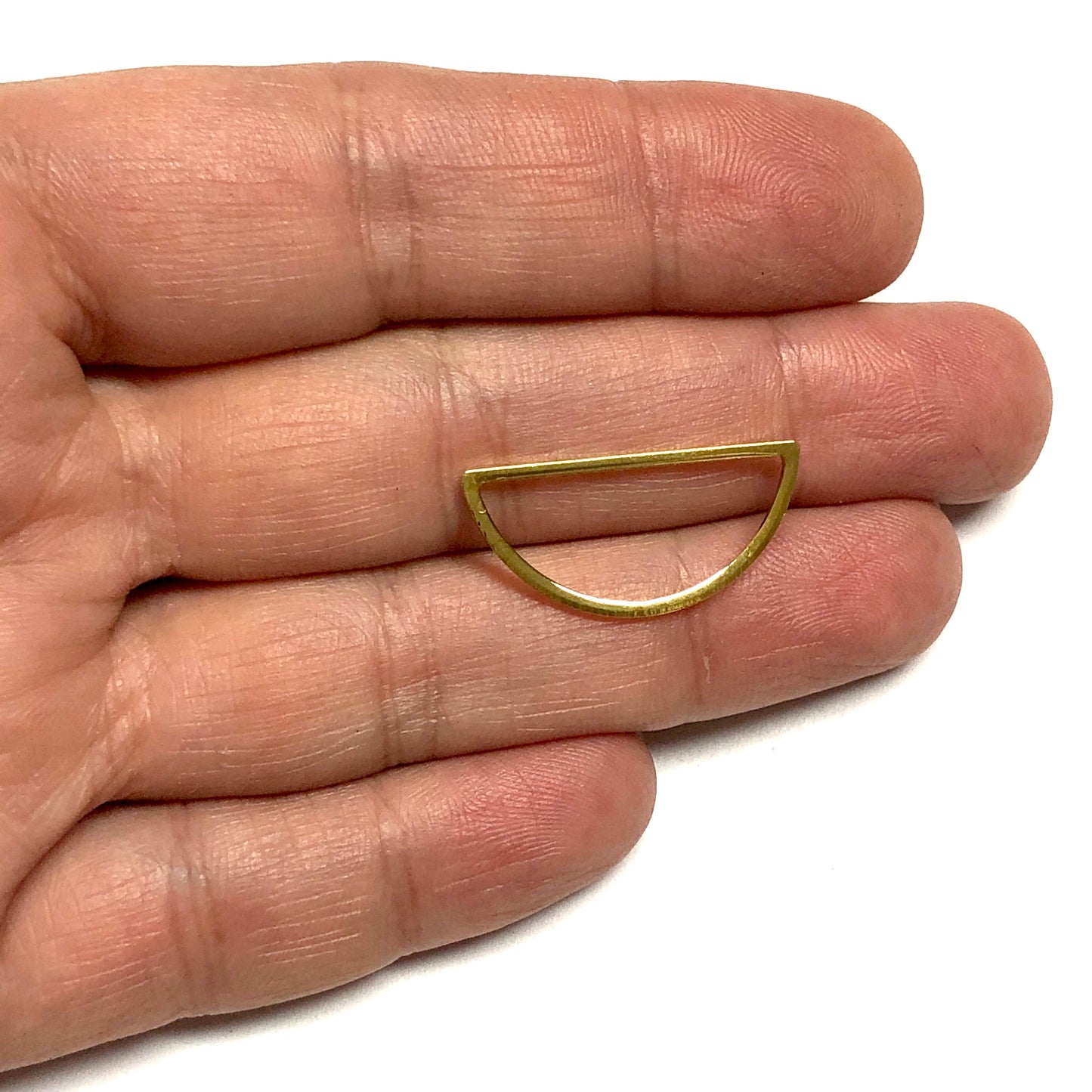 Altın Kaplama 12x26mm Yarım Ay Aparat