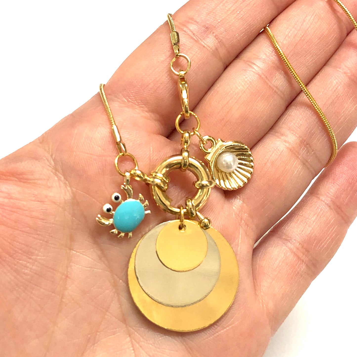 Altın Kaplama 26mm Daire Plaka