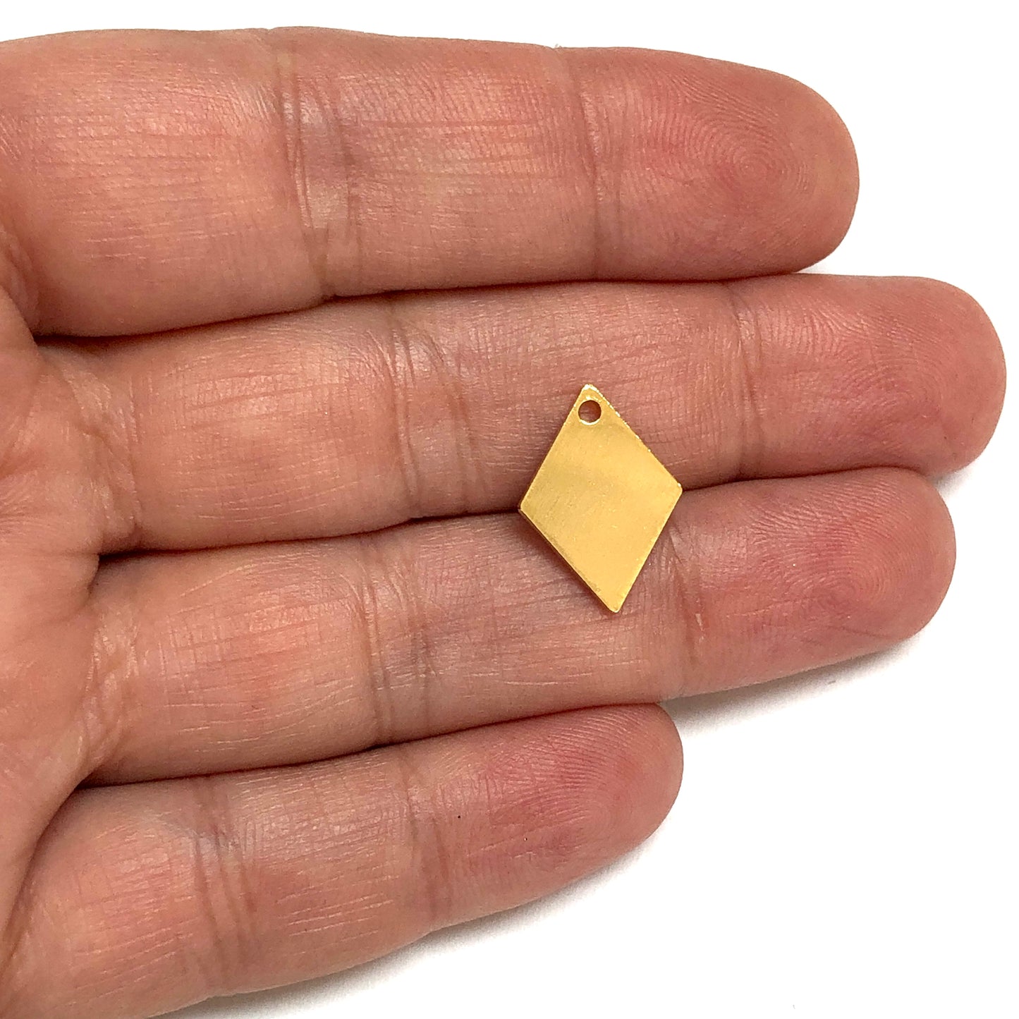 Altın Kaplama 13x17mm Baklava Plaka