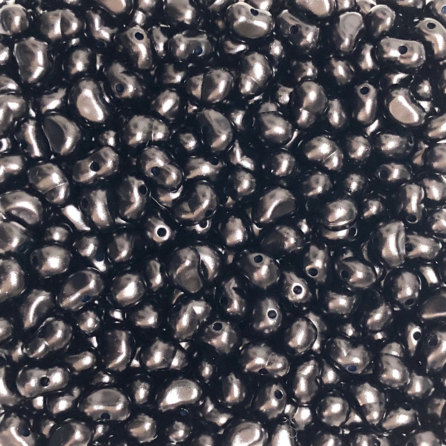 Plastik Şekilsiz İnci - Siyah