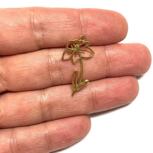 Altın Kaplama Burç Çiçeği - Mart - Nergis