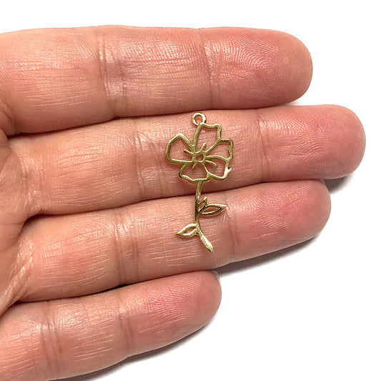 Altın Kaplama Burç Çiçeği - Ağustos - Haşhaş