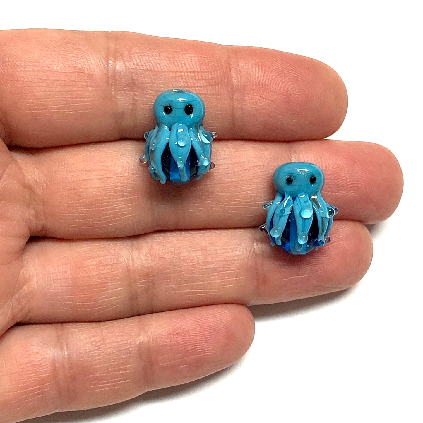 Murano Cam Ahtapot - Mavi