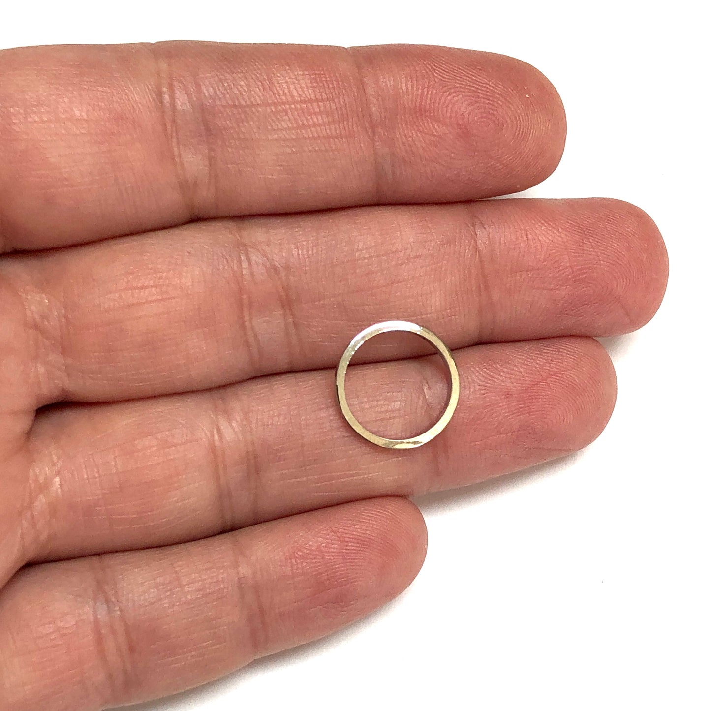 Rodyum Kaplama 14mm Daire Aparat