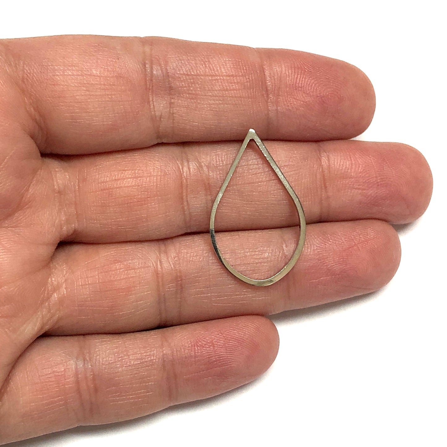 Rodyum Kaplama 18x29mm Damla Aparat