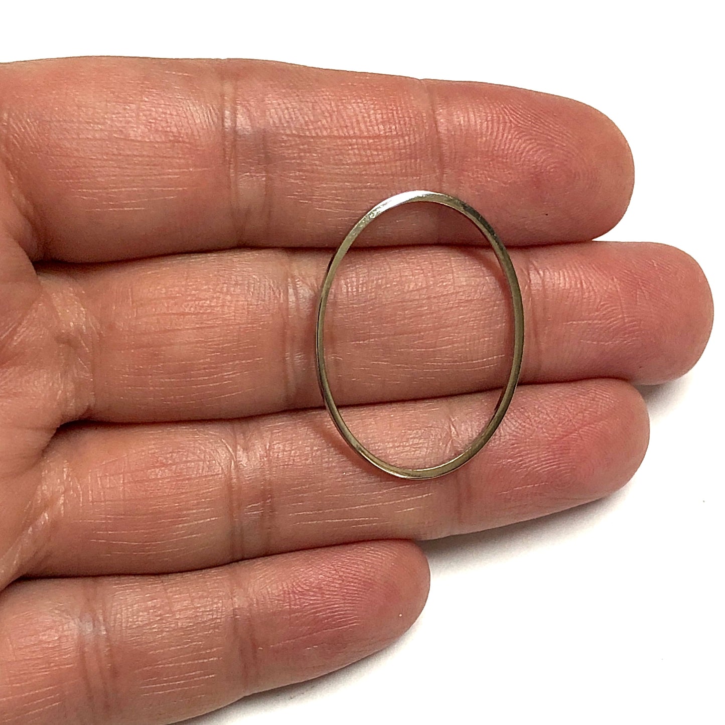 Rodyum Kaplama 23x30mm Elips Aparat