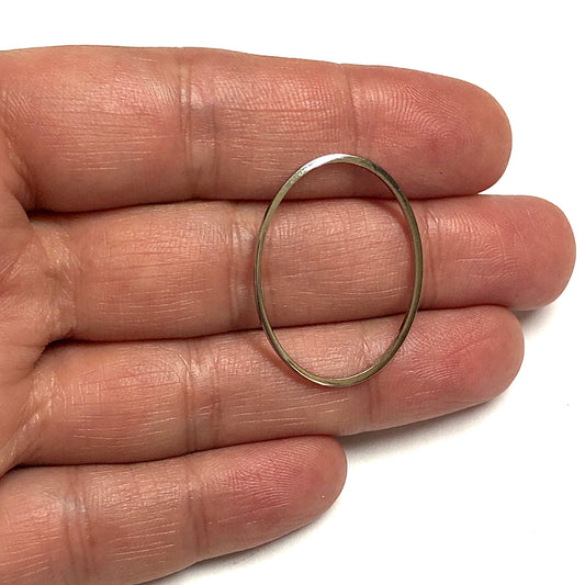 Rodyum Kaplama 23x30mm Elips Aparat