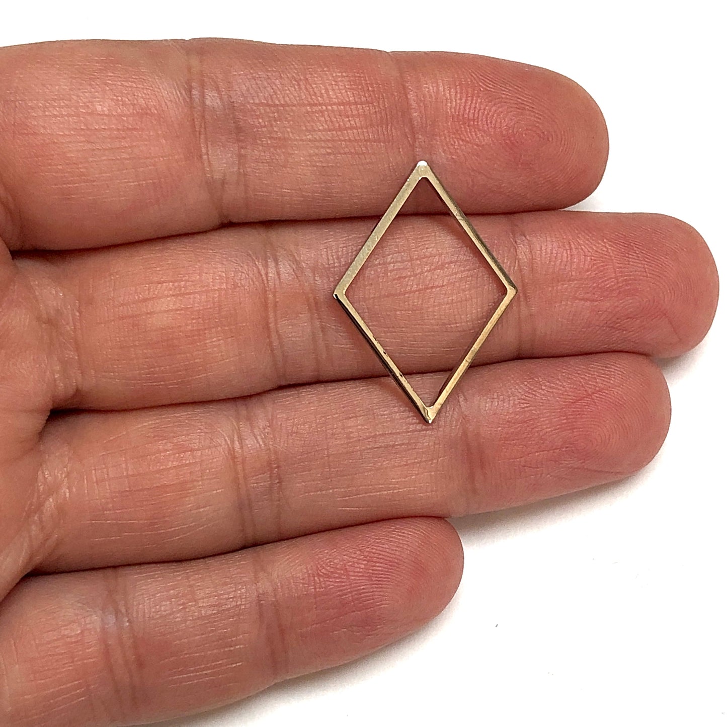 Rodyum Kaplama 20x27mm Baklava Aparat