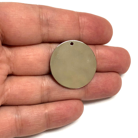 Rodyum Kaplama 26mm Daire Plaka