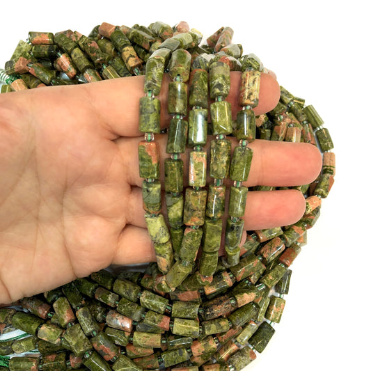 10x7mm Silindir Doğal Taş - Unakit