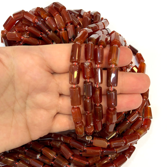 10x7mm Silindir Doğal Taş - Akik