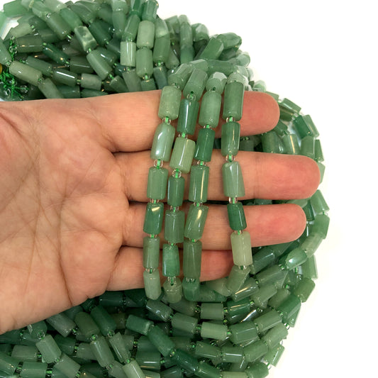 10x7mm Silindir Doğal Taş - Aventurin