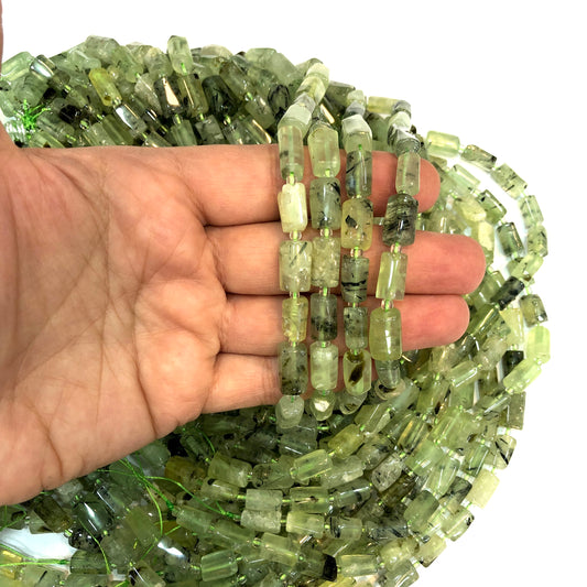 10x7mm Silindir Doğal Taş - Prehnit