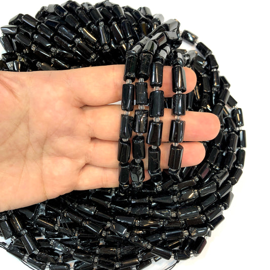 10x7mm Silindir Doğal Taş - Oniks