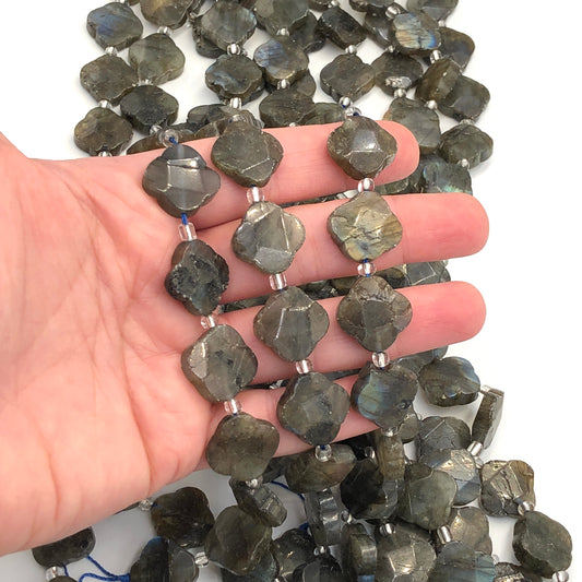 16x6mm Yonca Doğal Taş - Dumanlı Kuvars