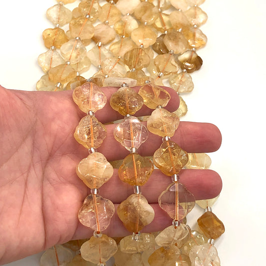 16x6mm Yonca Doğal Taş - Sitrin