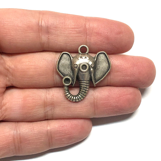 Antik Gümüş Kaplama Kolye Ucu - 127