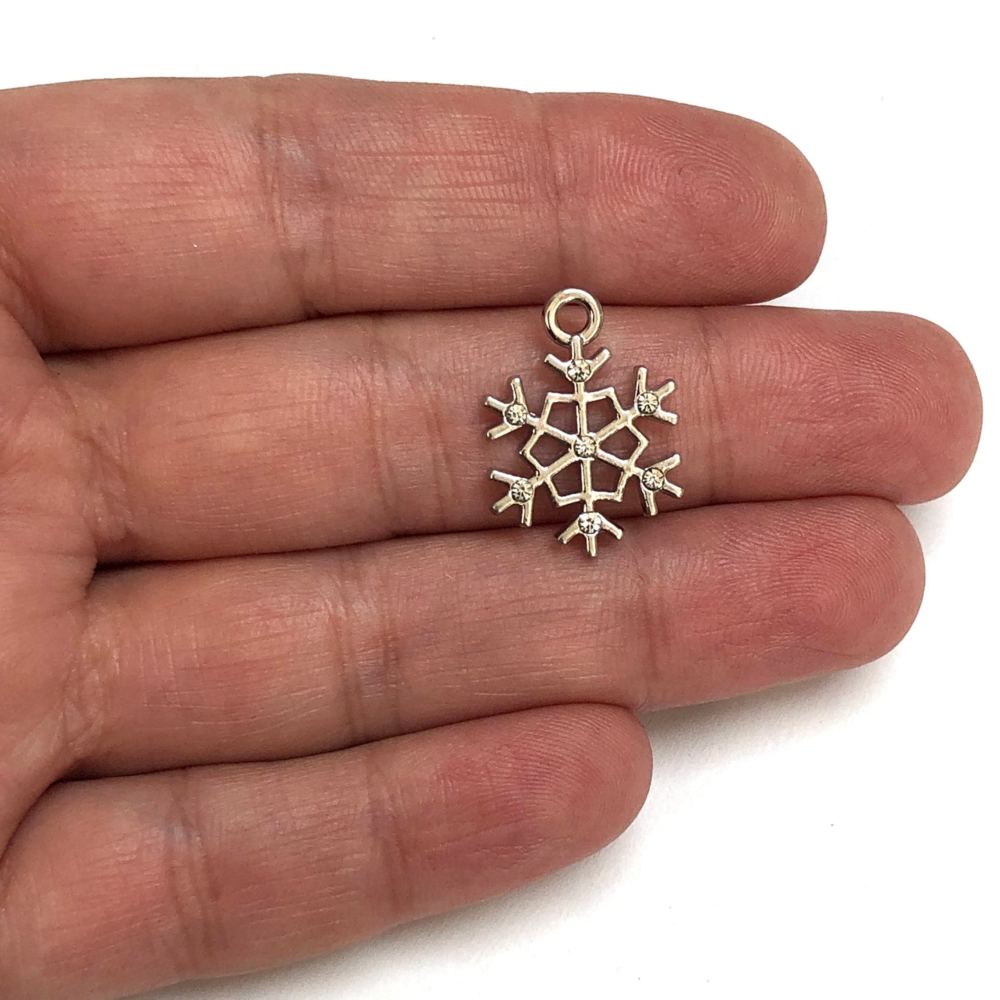 Rodyum Kaplama Zirkon Taşlı Yeni Yıl Aparat - 12