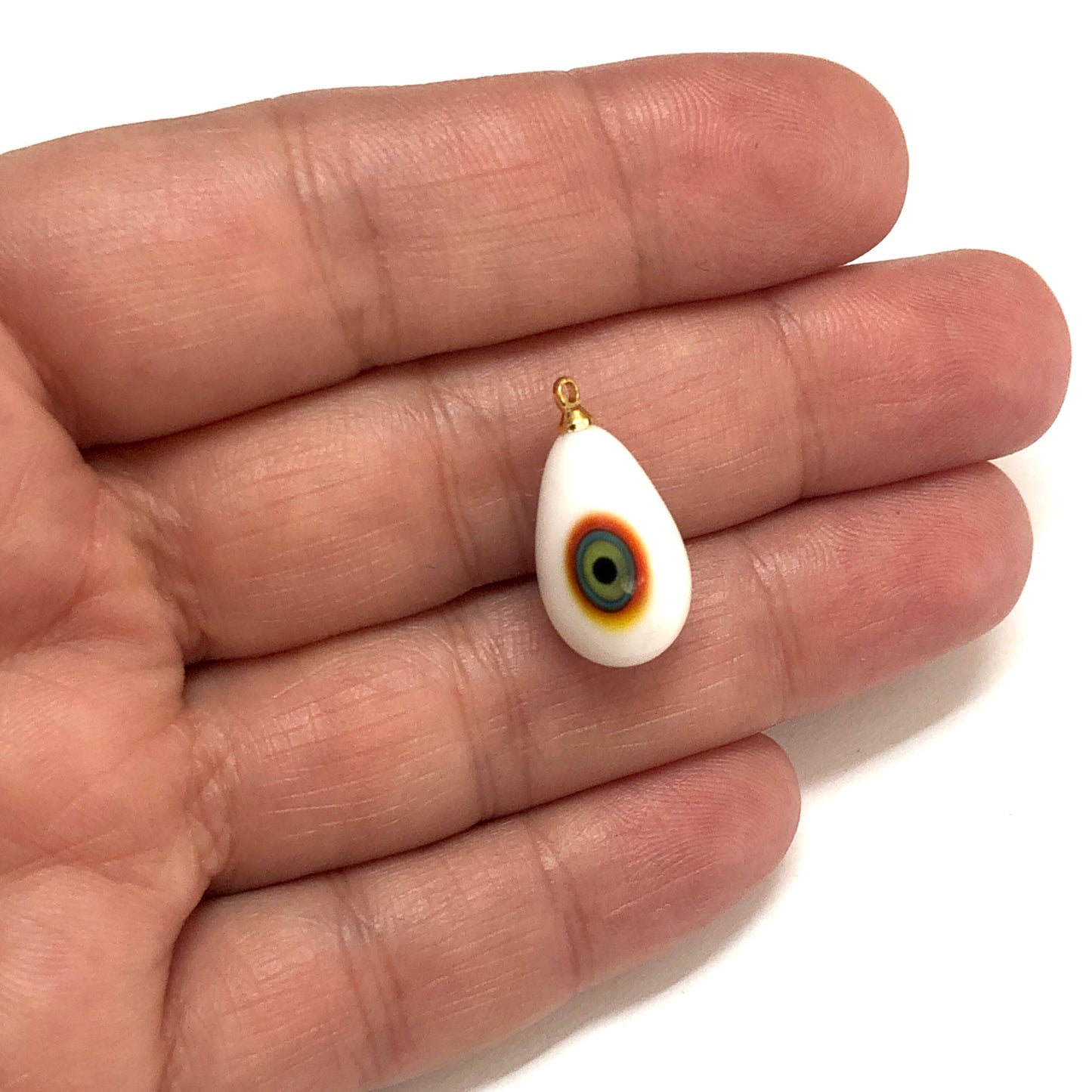 Murano Cam Damla Nazar - Gökkuşağı