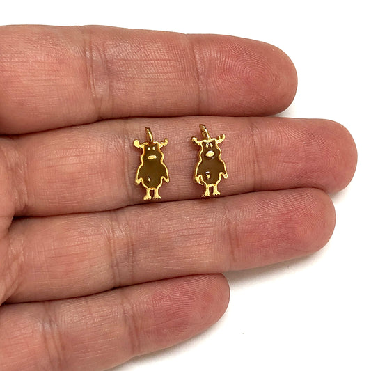 Altın Kaplama Mineli Geyik Sallantı Aparatı