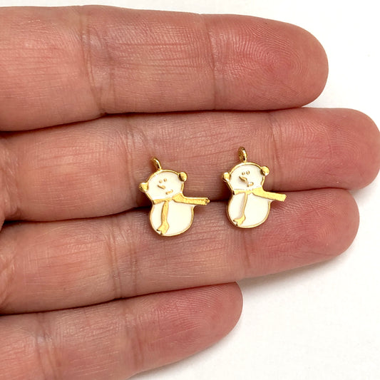 Altın Kaplama Mineli Kardan Adam Sallantı Aparatı