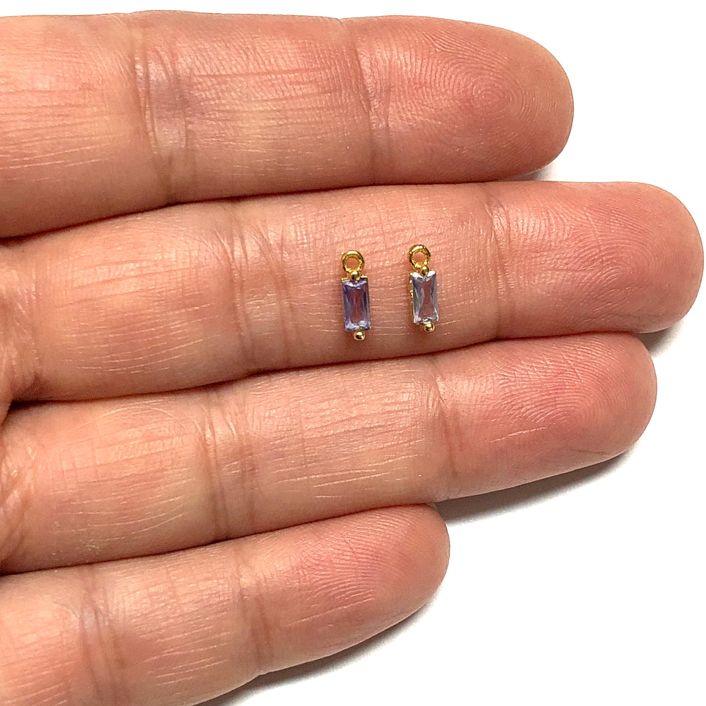 Altın Kaplama Baget Doğum Taşı - Haziran - Alexandrite