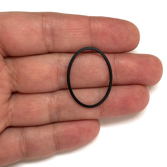 Mat Siyah Kaplama 21x28mm Elips Aparat