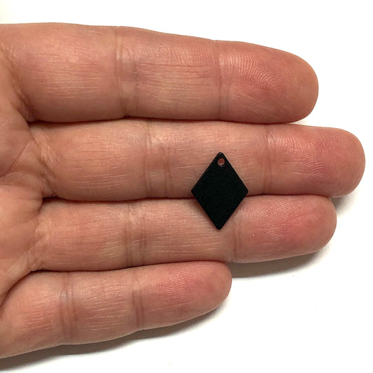 Mat Siyah Kaplama 13x17mm Baklava Plaka