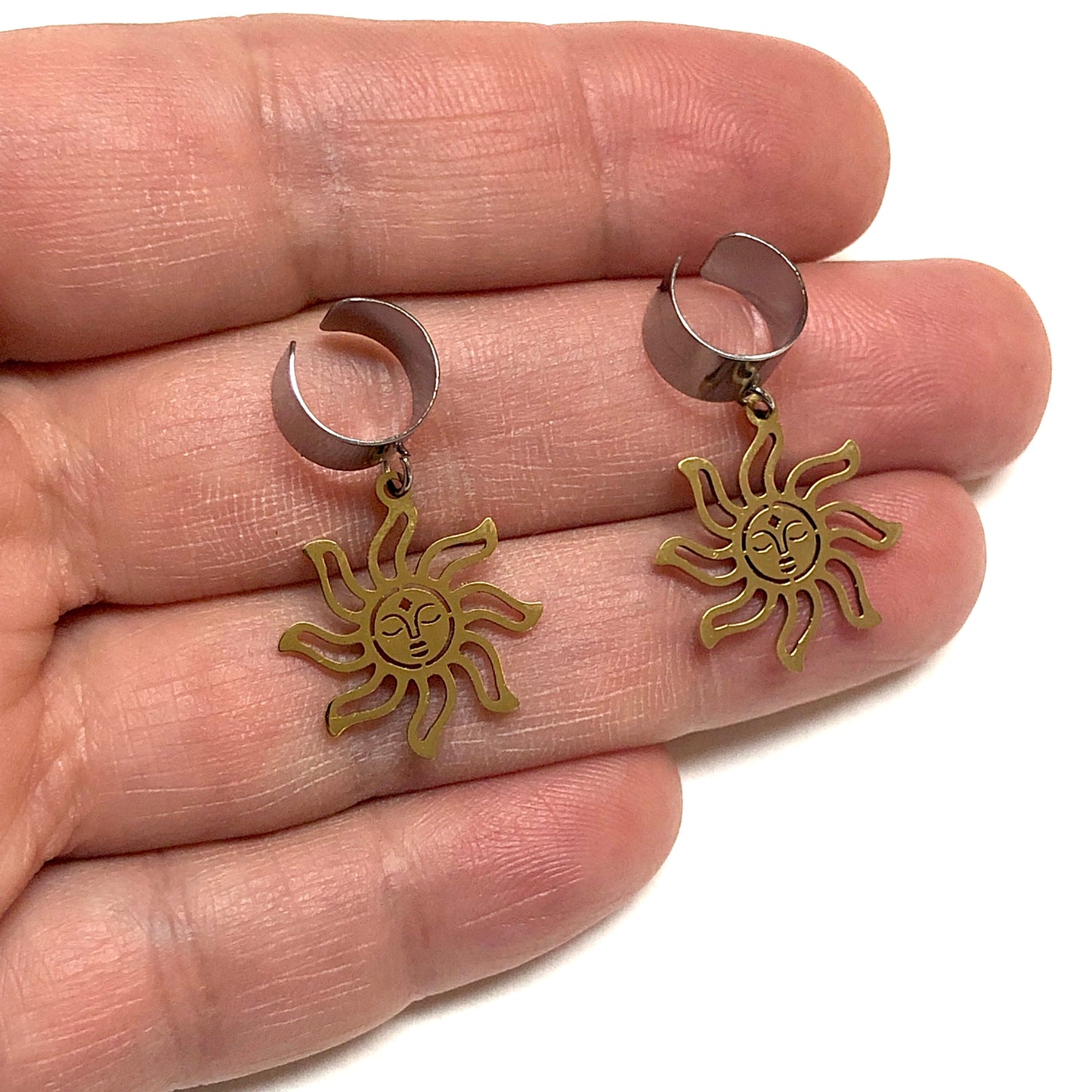 Çelik Kıkırdak Küpesi (ear cuff)