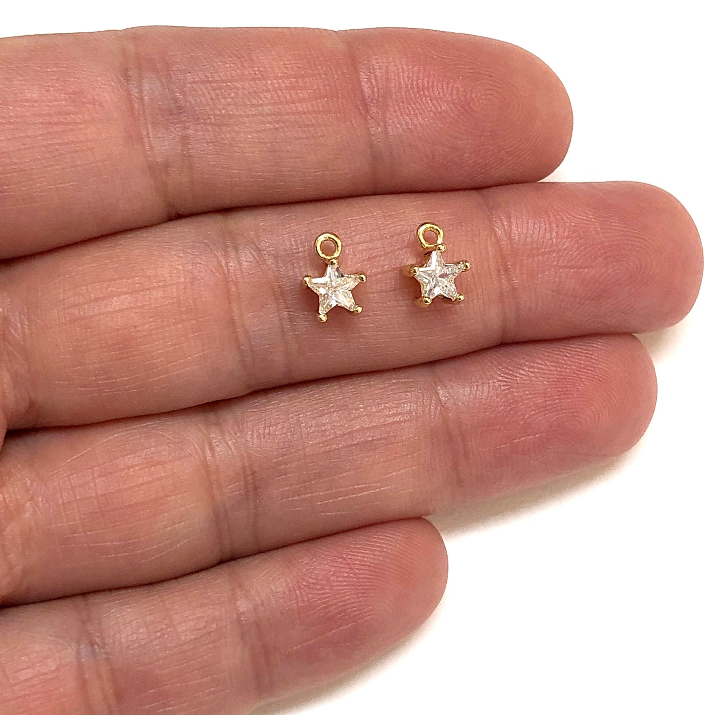 Altın Kaplama Zirkon Taşlı Yıldız - 2