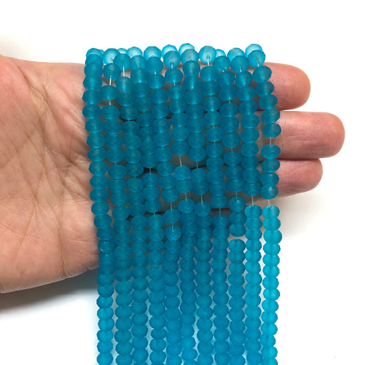 Çin Kristali 6mm - 64 Neon Mavi