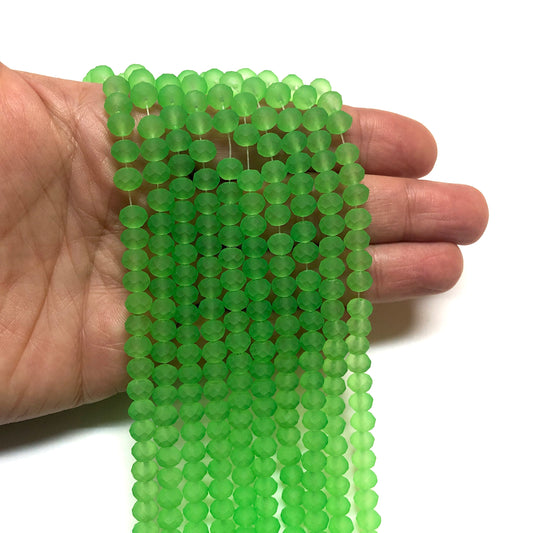 Çin Kristali 6mm - 66 Neon Yeşil