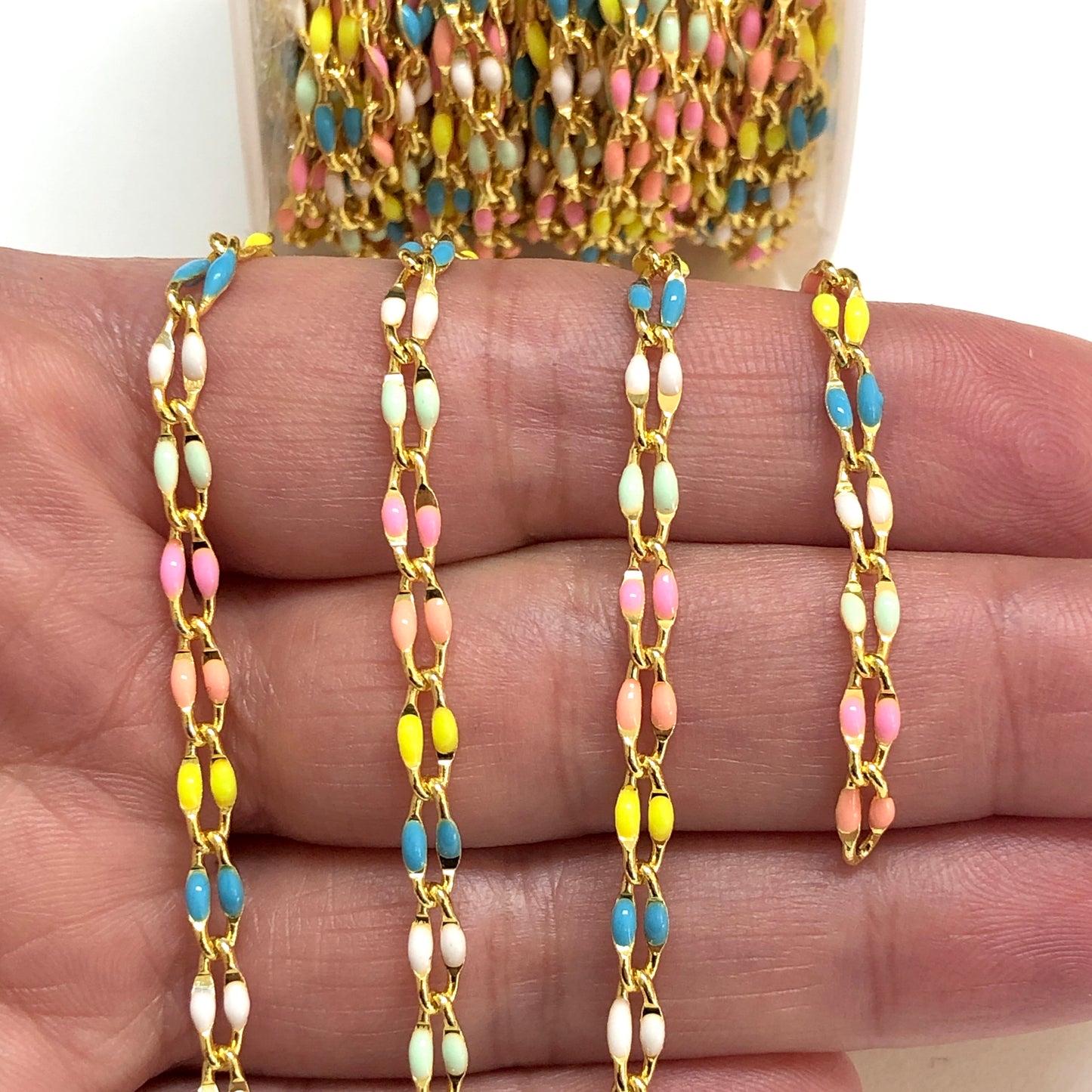 Altın Kaplama Mineli Zincir